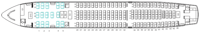 Airbus A340 600 Seat Map - Infoupdate.org